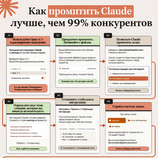 Как промптить Claude лучше 99%